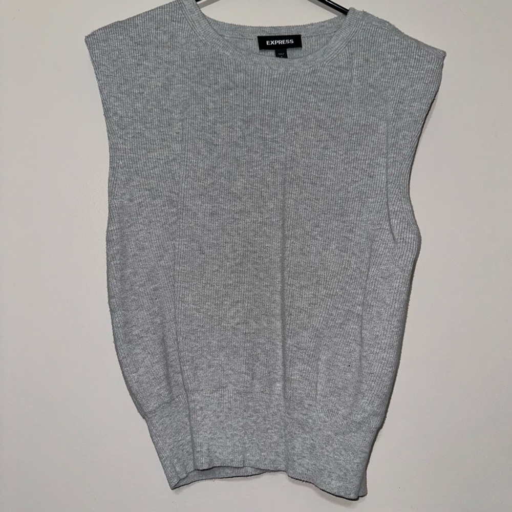 Express Grey Vest